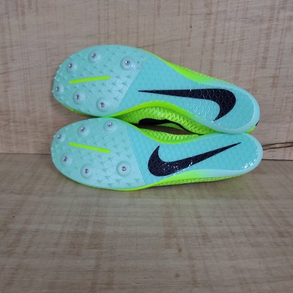 Nike Racing Zoom Mamba V Spikes Shoes Track and Field Volt Green Men’s 13 - Picture 9 of 10